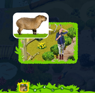 Capibara verhaal met Anna in de Koek en Ei app